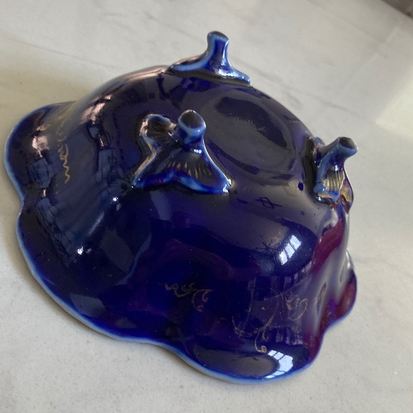 Vintage Footed Glass Bowl - Picture 4 of 12